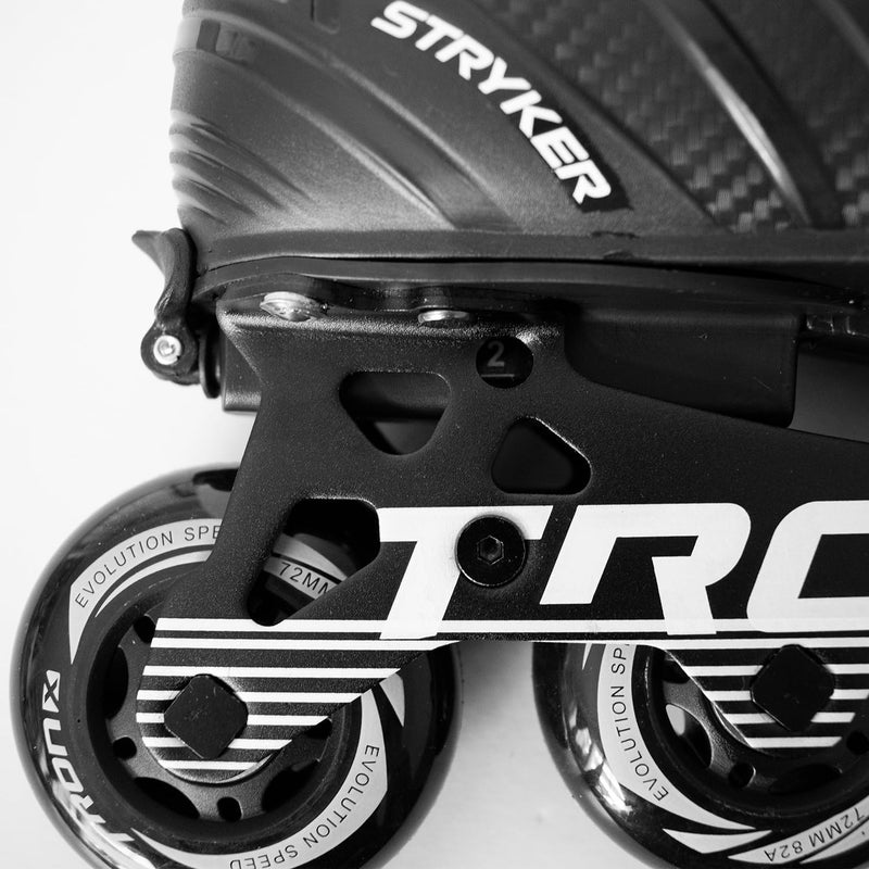 TronX Stryker Adjustable Senior Intermediate Junior Youth Roller Inline Hockey Skates - Image 5